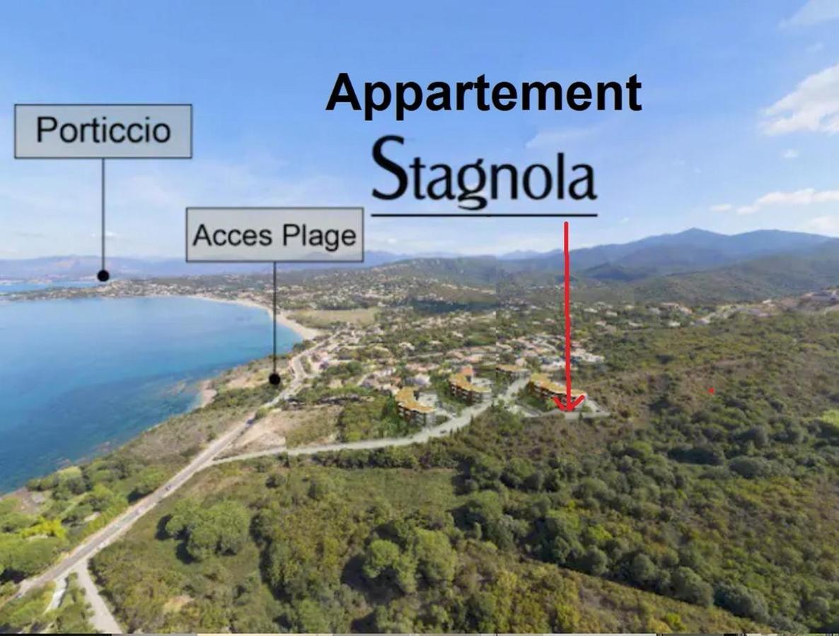 Les Rivages De Stagnola Appartement T3 Vue Mer Et Montagne Plage 200M Climatise Pietrosella ภายนอก รูปภาพ